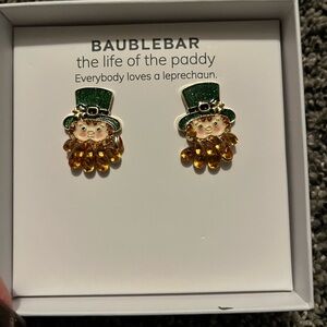 Baublebar St Patrick’s Day earrings